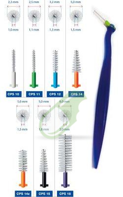 Curaden Curaprox Regular Plus 5 Scovolini di Ricambio CPS 12 Blu