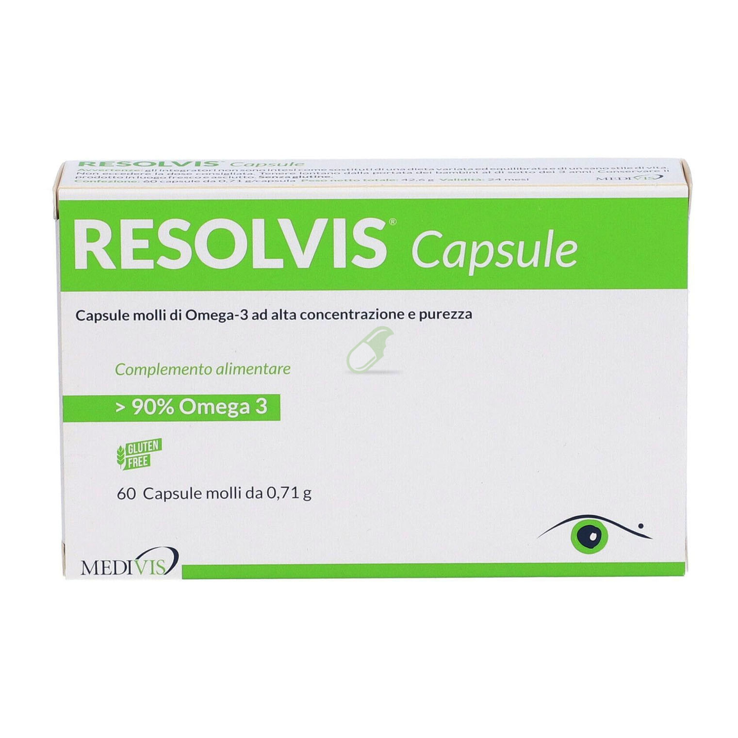 Medivis Linea Benessere Dell'Occhio Resolvis Integratore 60 capsule