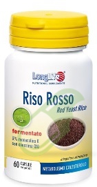 Longlife Linea Contollo del Colesterolo Riso rosso 3% Integratore 60 capsule