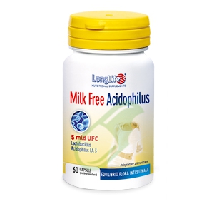 Longlife Linea Benessere dell'Intestino Milk free Acidophilus 60 Capsule
