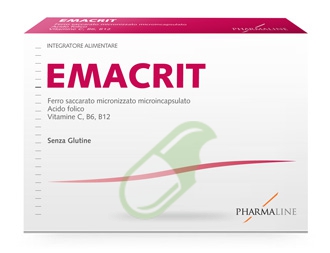 Pharma Line Linea Benessere della Persona Emacrit Integratori 30 Capsule