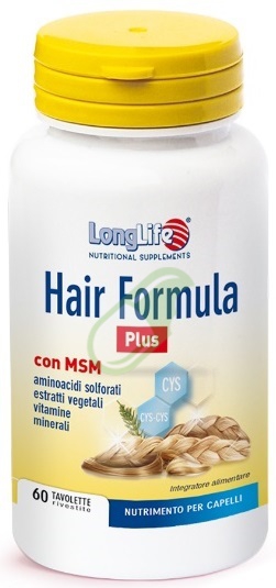 Longlife Linea Capelli Sani Hair Formula Plus 60 Tavolette