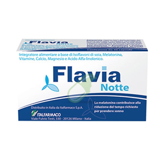 Italfarmaco Linea Benessere Donna Flavia Notte Integratore 30 capsule molli