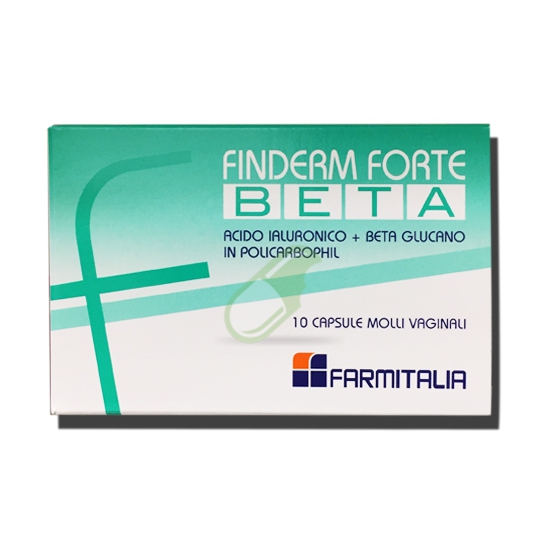 Farmitalia Linea Ginecologica Finderm Forte Beta 10 capsule molli vaginali