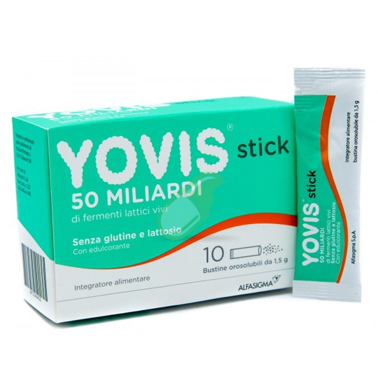 Yovis Stick Integratore di fermenti lattici vivi 10 bustine orosolubili