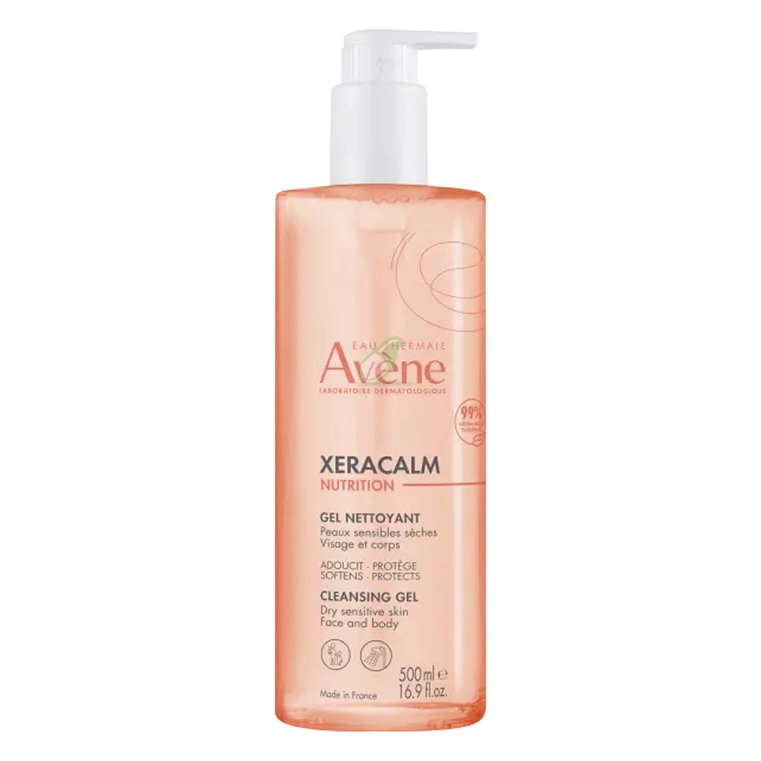 Avene Linea Xeracalm Nutrition Gel Detergente Pelli Secche Atopiche 500 ml