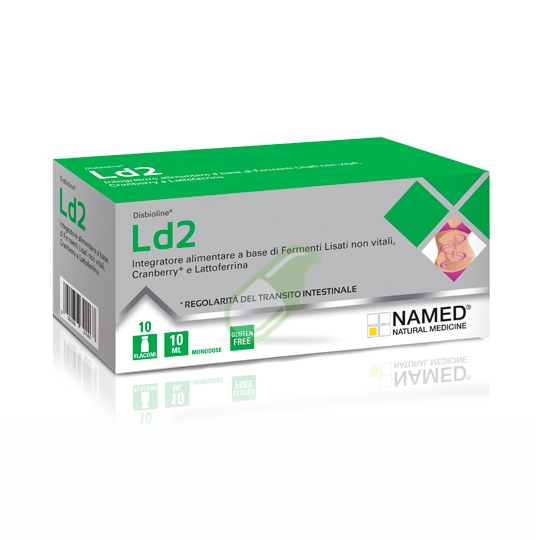 Named Linea Benessere dell'intestino Ld2 Integratore 10 flaconcini monodose