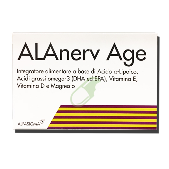 Alfasigma Linea Antiossidanti Alanerv Age Integratore 20 capsule softgel