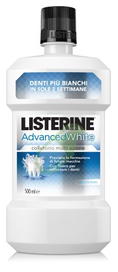 Listerine Linea Igiene Orale Colluttorio Advanced White Protection 500 ml