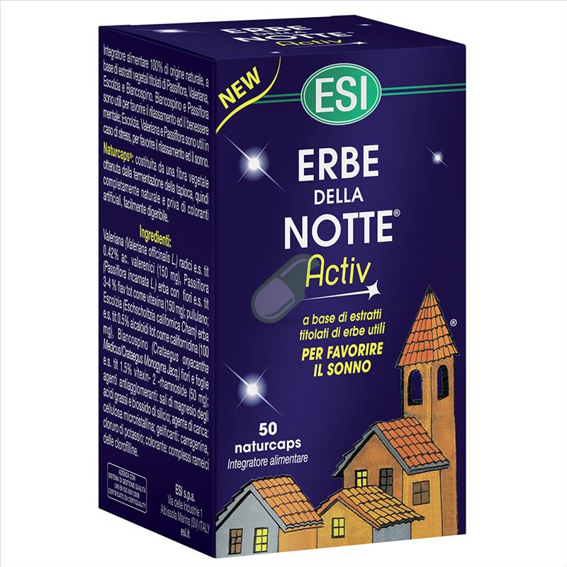 Esi Linea Sonno e Relax Erbe della Notte  Activ Integratore 50 capsule