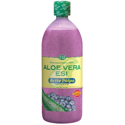 Esi Linea Depurazione e Benessere Aloe Vera Activ Polpa Mirtillo Flacone 1000 ml