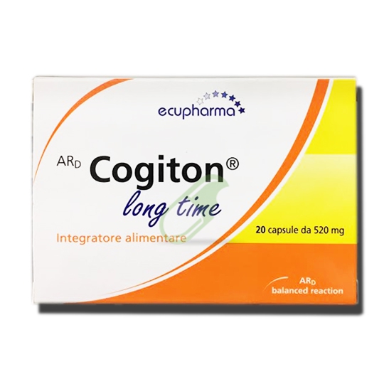 Ecupharma Linea Funzioni Cognitive ARD Cogiton Long Time Integratore 20 Capsule