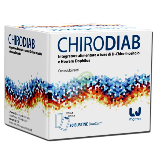 LJ Pharma Linea Controllo della Glicemia Chirodiab Integratore 30 Bustine