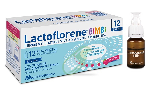 Lactoflorene Plus Linea Fermenti Bimbi Integratore 12 Flaconcini