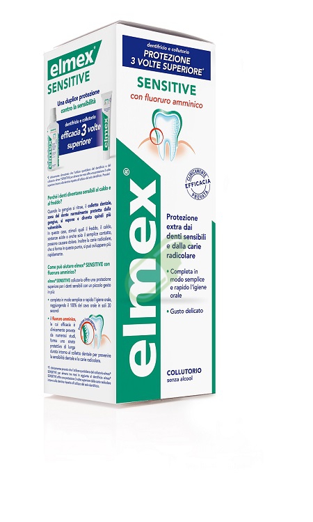 Elmex Linea Igiene Dentale Quotidiana Sensitive Colluttorio 400 ml
