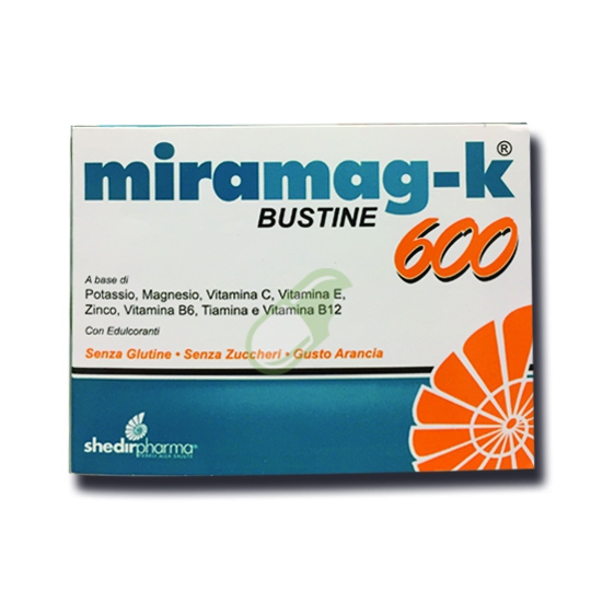 Shedir Pharma Linea Benessere Miramag-k 600 Integratore 20 Bustine