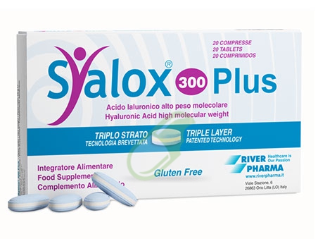 River Pharma Linea Benessere Osteoarticolare Syalox 300 Plus Integratore 30 Comp