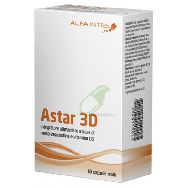 Alfa Intes Linea Salute dell'Occhio Astar 3D Integratore 60 Capsule Molli