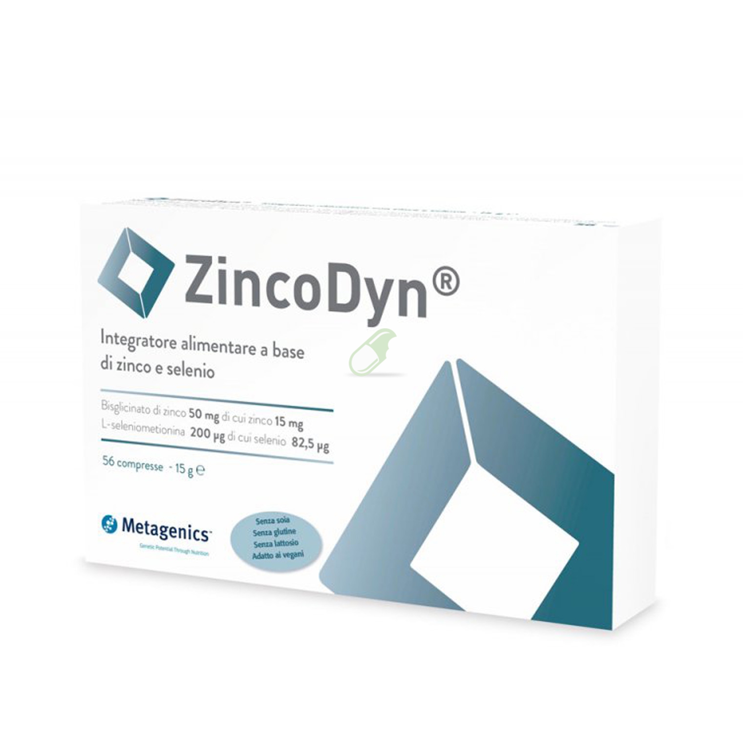 Metagenetics Linea Capelli e Unghie Zyncodyn Integratore 56 compresse