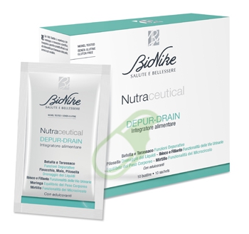 BioNike Linea Nutraceutical Depur-Drain integratore 10 Bustine