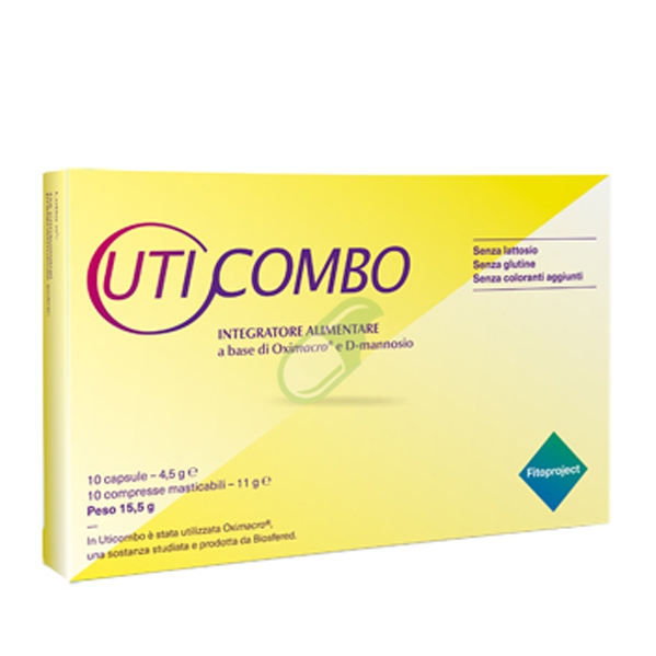 Fitoproject Linea Benessere Uticombo Integratore 10 capsule + 10 Compresse
