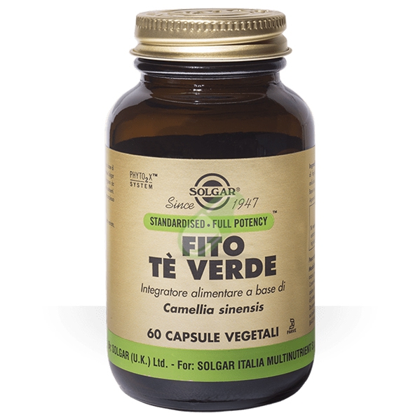 Solgar Linea Antiossidanti Fito T� Verde Integratore 60 capsule vegetali