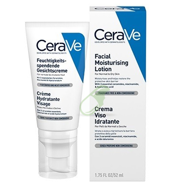 CeraVe Linea Idratazione Crema Viso Idratante Tubo da 52 ml