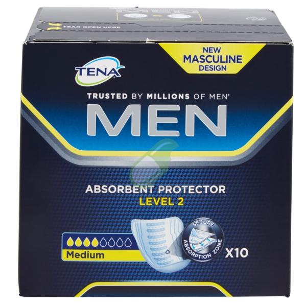 Tena Linea Men Assorbenti Protezione Medium Livello 2  10 Pezzi