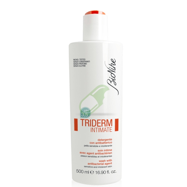 BioNike Linea Triderm Pelli Sensibili Intimate Detergente Antibatterico 500 ml