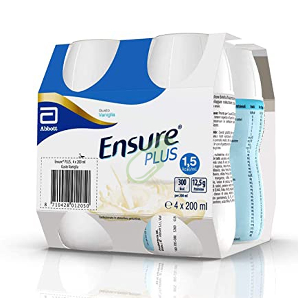Abbott Linea Nutrizione Domiciliare Ensure Plus  4x220 ml Gusto Vaniglia