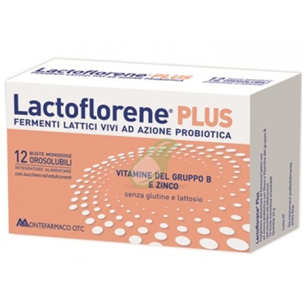 Lactoflorene Linea Fermenti Integratore di Fermenti Lattici 12 Bustine Orosolub
