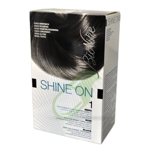 BioNike Linea Shine ON Tintura per Capelli Cute Sensibile 1 Nero