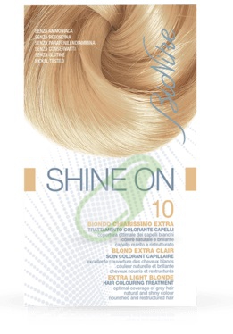 BioNike Linea Shine ON Tintura Capelli Cute Sensibile 10 Biondo Chiarissimo Extr