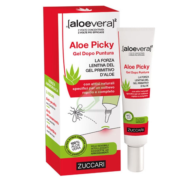 Zuccari Linea Insetti Aloevera2 Aloe Picky Gel Dopo Puntura 12 ml