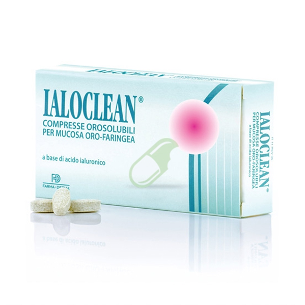 Farma-derma Linea Igiene Orale Ialoclean Integratore 30 compresse orosolubili