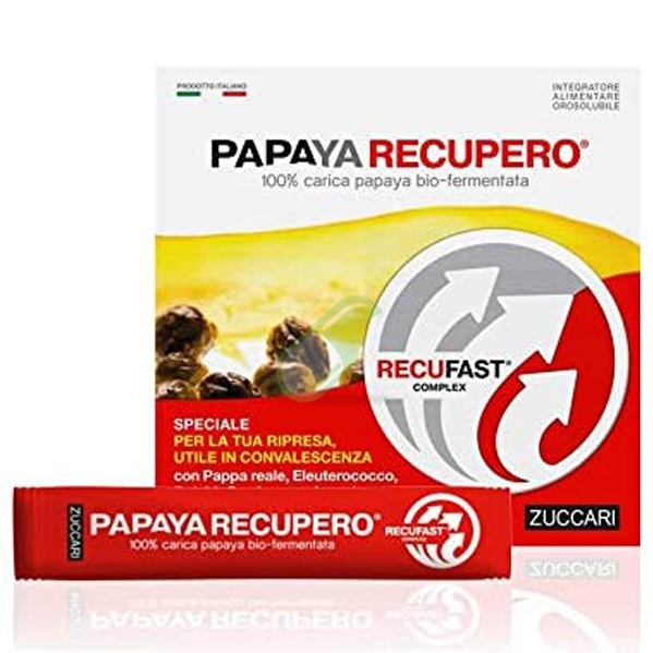 Zuccari Linea Antiossidante Papaya Recupero Integratore 14 stick