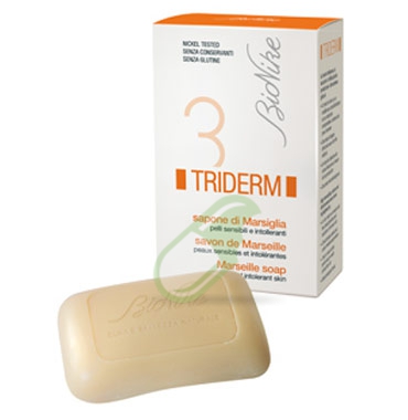 BioNike Triderm Linea Detergenza Quotidiana Sapone Solido di Marsiglia 100 g
