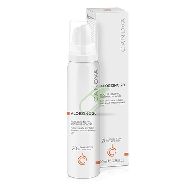 Canova Linea AloeZinc 20 Mousse Lenitiva Bomboletta da 100 ml