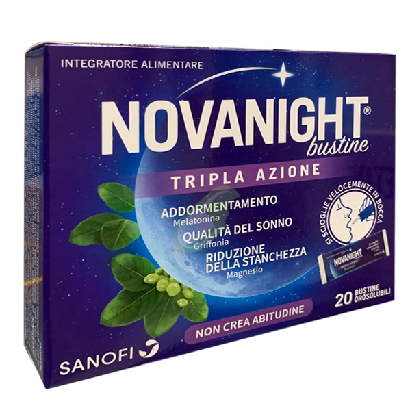 Sanofi Linea sonno e serenit� Novanight Integratore 20 Bustine Orosolubili