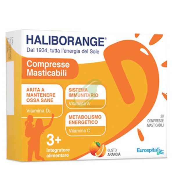 Eurospital Linea Vitamine Haliborange Integratore 30 compresse masticabili