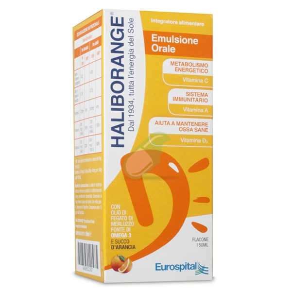Eurospital Linea Vitamine Haliborange Integratore Emulsione Orale 150 ml