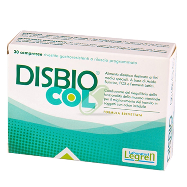 Laboratori Legren Linea Intestino Sano Disbiocol Integratore 30 Compresse