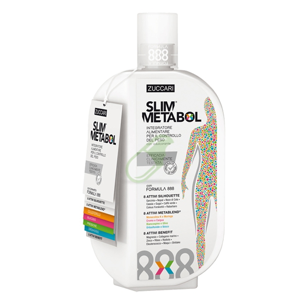 Zuccari Linea Benessere Metabolico Slim Metabol Integratore Flacone 888 ml