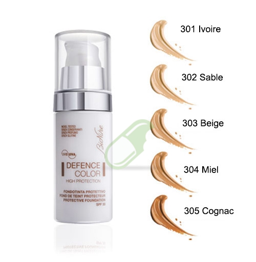 Bionike Linea Defence Color High Protection Fondotinta Fluido 30 ml 302 Sable