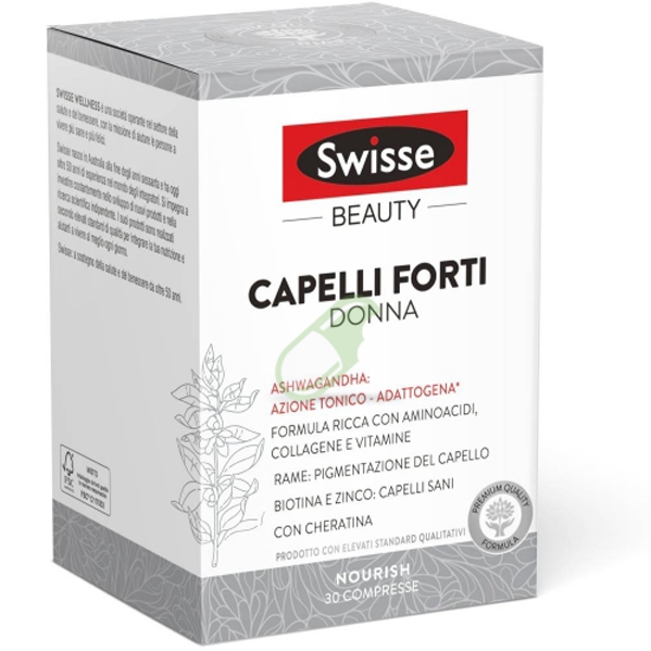 Swisse Linea Capelli Sani Swisse Capelli Forti Donna Integratore 30 Compresse