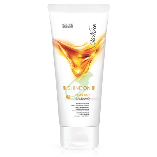 BioNike Linea Shine ON Balsamo Ristrutturante Capelli Danneggiati Trattati 200ml