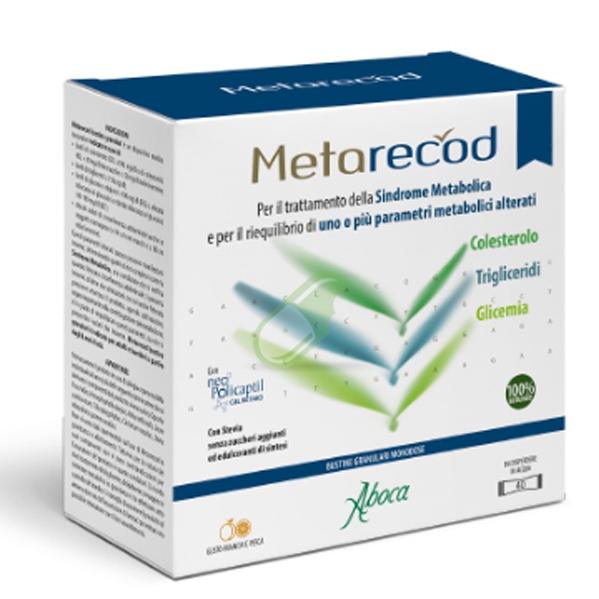 Aboca Linea Alterazioni Metaboliche Metarecod 40 Bustine monodose.