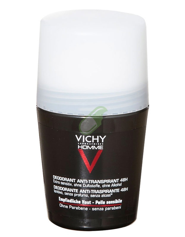 Vichy Linea Homme Deo Deodorante Uomo Roll-on 48h Pelle Sensibile 50 ml