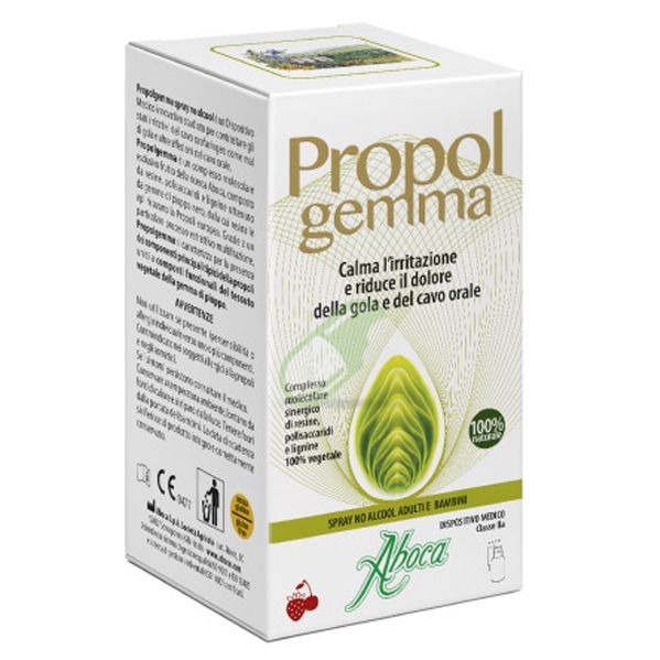 Aboca Naturaterapia Linea Benessere Gola Propolgemma Spray no Alcool 30 ml