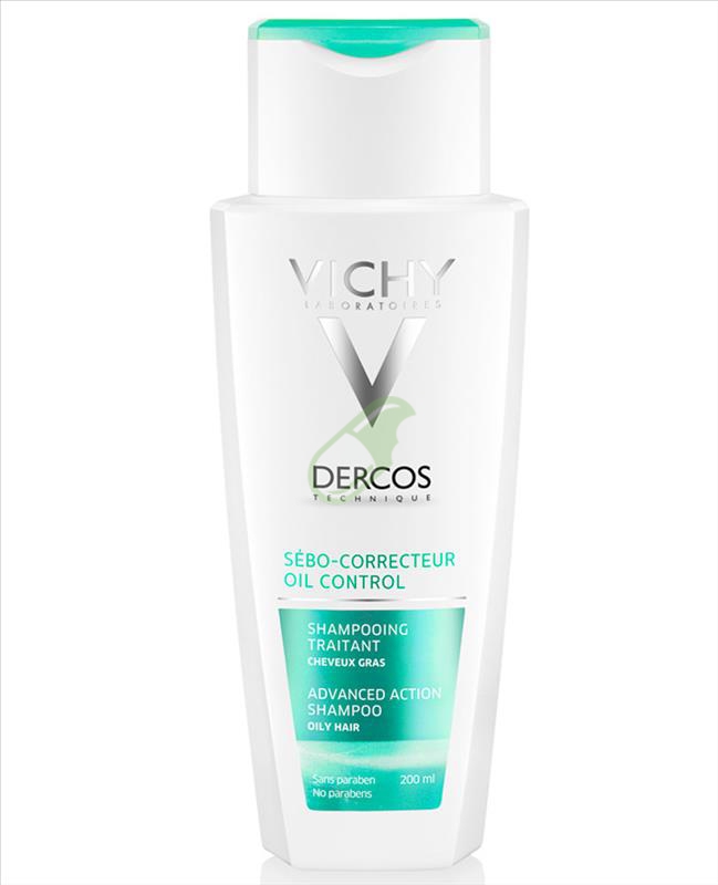 Dercos Linea Equilibrante Shampoo Trattante Sebo Regolatore Capelli Grassi 200ml